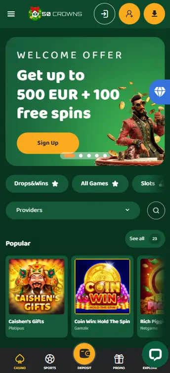 50 Crowns App