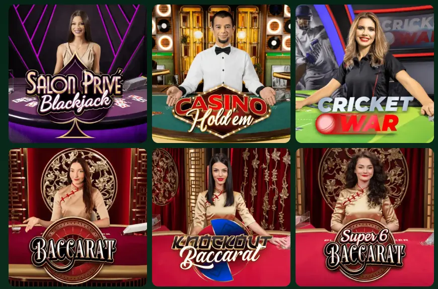 50 Crowns Live Casino