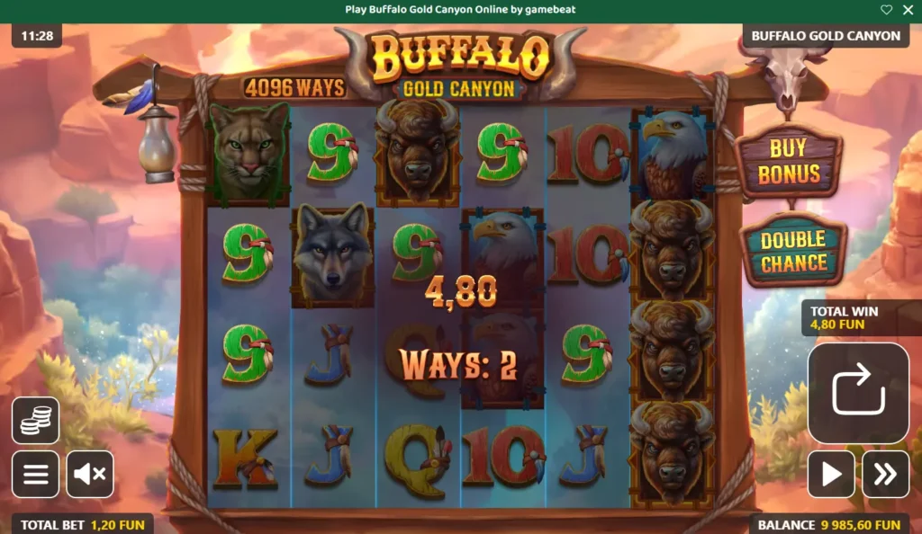 Buffalo Gold Canyon 50Crowns